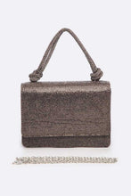 Cargar imagen en el visor de la galería, Rhinestone Top Handle Small Bridal Party Clutch
