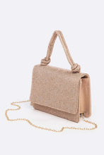 Cargar imagen en el visor de la galería, Rhinestone Top Handle Small Bridal Party Clutch
