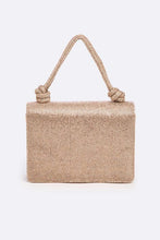 Cargar imagen en el visor de la galería, Rhinestone Top Handle Small Bridal Party Clutch
