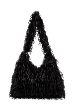 Cargar imagen en el visor de la galería, Faux Feather Hobo Slouchy Bag
