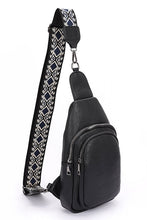 Cargar imagen en el visor de la galería, Guitar Strap Iconic Faux Leather Sling Bag
