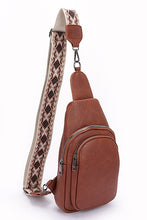 Cargar imagen en el visor de la galería, Guitar Strap Iconic Faux Leather Sling Bag

