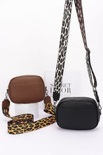 Cargar imagen en el visor de la galería, Leopard Webbing Guitar Strap Crossbody Camera Bag
