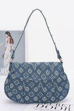 Cargar imagen en el visor de la galería, LA Jacquard Denim Fashion Shoulder Bag
