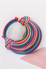 Cargar imagen en el visor de la galería, Faux Leather String Rope Top Handle Swing Bag
