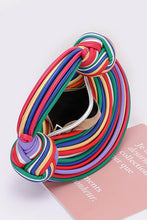 Cargar imagen en el visor de la galería, Faux Leather String Rope Top Handle Swing Bag
