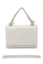 Cargar imagen en el visor de la galería, Pearl Studs Rhinestone Handle Clutch Bag
