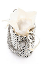 Cargar imagen en el visor de la galería, Braided Shiny Beads Top Handle Swing Clutch Bag
