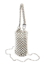 Cargar imagen en el visor de la galería, Braided Shiny Beads Top Handle Swing Clutch Bag
