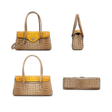 Cargar imagen en el visor de la galería, MKF Liviana Croc-Embossed Shoulder Bag by Mia K

