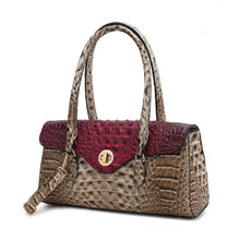 Cargar imagen en el visor de la galería, MKF Liviana Croc-Embossed Shoulder Bag by Mia K
