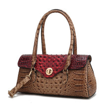 Cargar imagen en el visor de la galería, MKF Liviana Croc-Embossed Shoulder Bag by Mia K
