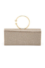 Cargar imagen en el visor de la galería, Circle Handle Rhinestone Evening Clutch Bag
