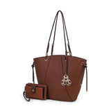 MKF Liv Tote Bag and Wallet Set by Mia K