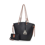 MKF Liv Tote Bag and Wallet Set by Mia K