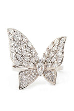 Load image into Gallery viewer, Cubic Zirconia Iconic Butterfly Ring
