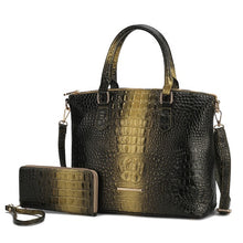 Cargar imagen en el visor de la galería, MKF Liora Croc-Embossed Tote Bag by Mia K

