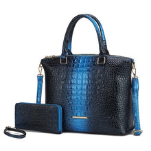 Cargar imagen en el visor de la galería, MKF Liora Croc-Embossed Tote Bag by Mia K
