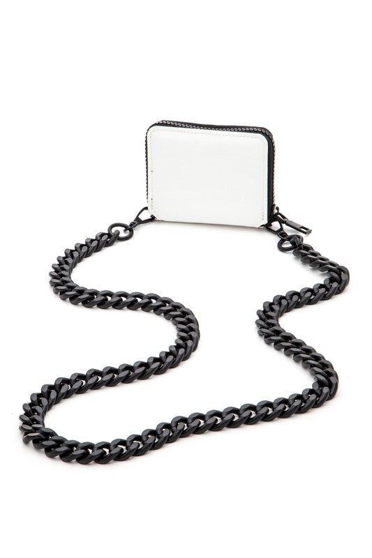 Chunky Chain Convertible Wallet