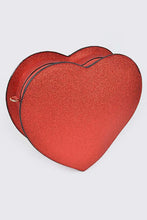 Cargar imagen en el visor de la galería, Glitter Heart Shape Novelty Crossbody Bag
