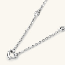 Cargar imagen en el visor de la galería, Moissanite 925 Sterling Silver Heart Necklace

