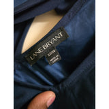 Lane Bryant Women's Plus Size Navy Blouse - PREOWNED