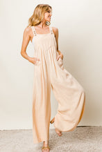 Cargar imagen en el visor de la galería, BiBi Texture Sleeveless Wide Leg Jumpsuit
