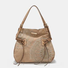 Cargar imagen en el visor de la galería, Nicole Lee USA Side Braided Tassel Inlaid Rhinestone Embroidery Hobo Bag
