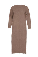 Load image into Gallery viewer, V-Neck Sweater Maxi Dress
