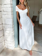 Load image into Gallery viewer, Devine Sweetheart Neck Short Sleeve Maxi Dress
