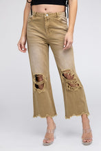 Cargar imagen en el visor de la galería, Distressed Vintage Washed Wide Leg Pants
