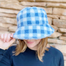 Load image into Gallery viewer, Super Cozy Checkered Bucket Hat
