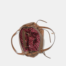 Cargar imagen en el visor de la galería, Nicole Lee USA Side Braided Tassel Inlaid Rhinestone Embroidery Hobo Bag
