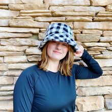Load image into Gallery viewer, Super Cozy Checkered Bucket Hat
