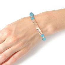 Cargar imagen en el visor de la galería, Turquoise Natural Stone Bead Blessed Bracelet
