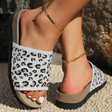 Cargar imagen en el visor de la galería, Leopard Open Toe Sandals
