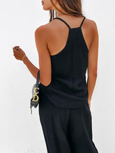 Load image into Gallery viewer, Spaghetti Strap Cami and Wide Leg Pants Set
