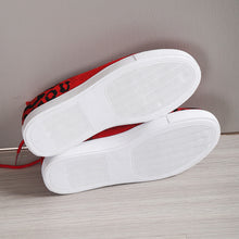 Cargar imagen en el visor de la galería, Lace-Up Leopard Flat Sneakers
