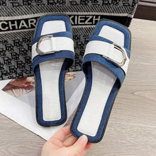 Cargar imagen en el visor de la galería, Buckle Trim Open Toe Sandals
