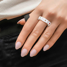 Load image into Gallery viewer, White Roman Numeral Ring
