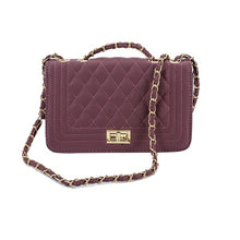 Load image into Gallery viewer, PU LEATHER QUILTED FASHION BAG
