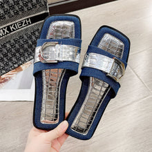 Cargar imagen en el visor de la galería, Buckle Trim Open Toe Sandals
