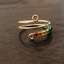 Load image into Gallery viewer, 925 Sterling Silver Bead Wrap Ring
