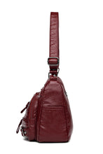 Cargar imagen en el visor de la galería, Multi-Pocket PU Leather Crossbody Bag
