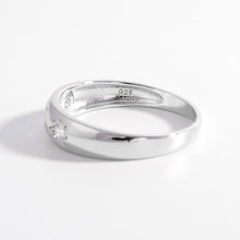 Cargar imagen en el visor de la galería, 925 Sterling Silver Inlaid Zircon Ring
