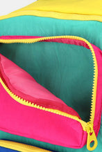 Cargar imagen en el visor de la galería, Himawari Contrast Nylon Backpack Bag with Handles
