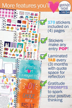 Load image into Gallery viewer, Faith-Based Gratitude Journal w Stickers 52-Week

