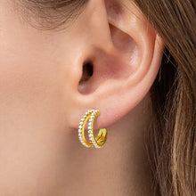 Load image into Gallery viewer, Moissanite 925 Sterling Silver C-Hoop Earrings
