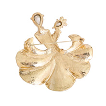 Load image into Gallery viewer, Red Dancing Pair Stone Brooch
