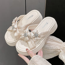 Load image into Gallery viewer, Flower Open Toe Platform Sandals
